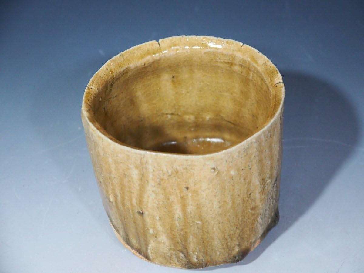 茶道具 人間国宝 荒川豊蔵（無田陶人）作 志野 茶碗 銘木枯 共箱