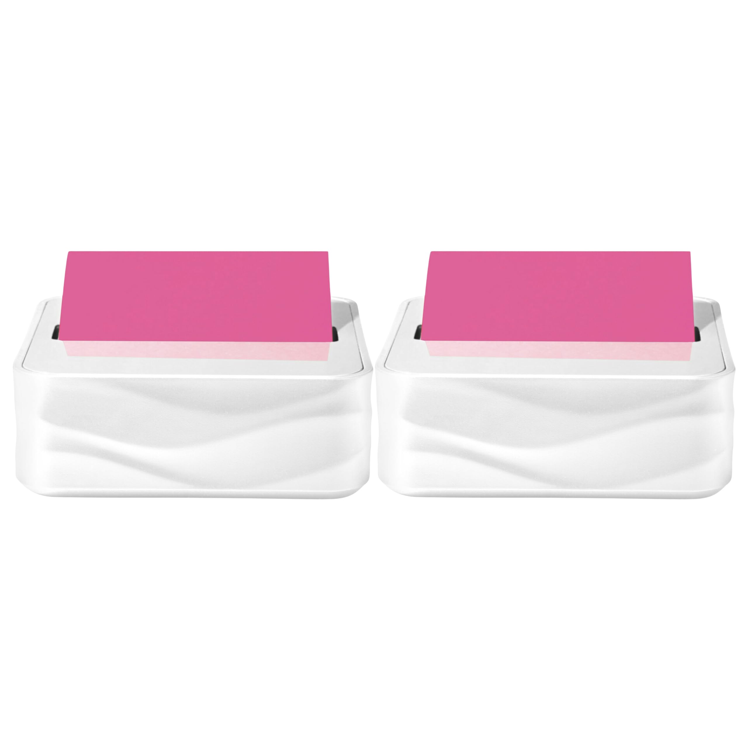 Post-it Dispensador de notas emergentes súper pegajoso, paquete de 2, blocs blancos de 3 x 3 pulgadas, incluye 2 dispensadores y 6 bloc de notas emergentes (90 hojas por bloc, 540 hojas en total) para