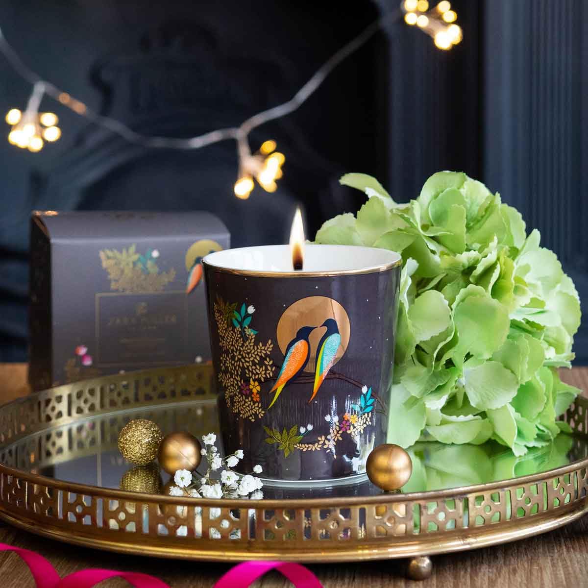 Sara Miller Chelsea Collection - Geranium, Patchouli & Vetivert Natural Wax Candle