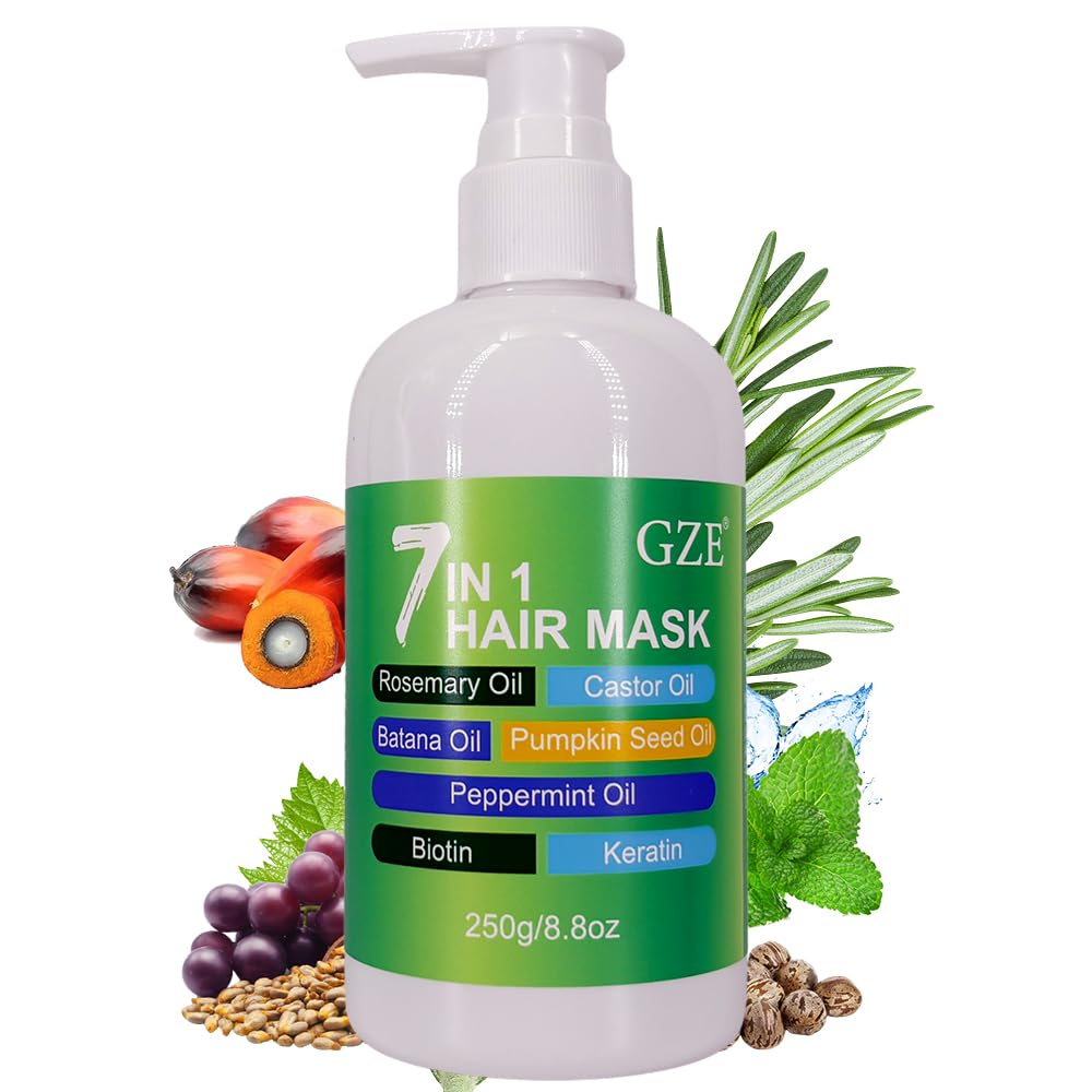 Amazon.com: GZE 7 in 1 Hair Mask - Repair Dry & Damaged Hair
