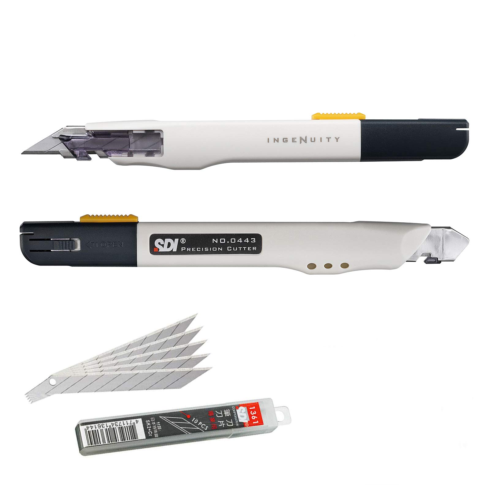 SDI - Pack Cutter Profesional de Alta Precisión SDI Ingenuity (1- Cutter+Cuchillas)