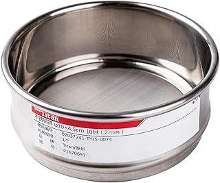 Adamas~Beta φ10×4.5cm 10 Mesh 304 Stainless Lab Sieves Economy Test Sieve 304 St - Compare price