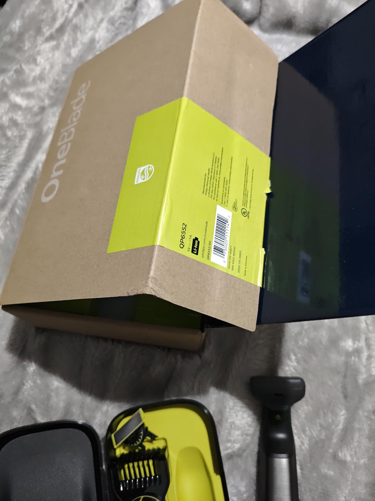 Norelco Philips Norelco OneBlade 360 Pro Face + Body, Hybrid Electric Beard Trimmer, Shaver and Bodygroomer, with 360 Blade Technology, Model QP6552/90
