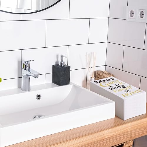 Miniatura 6 de 200 servilletas de baño desechables para invitados, toallas de mano de papel de cena, servilletas de mano desechables para baño, sala de polvo,