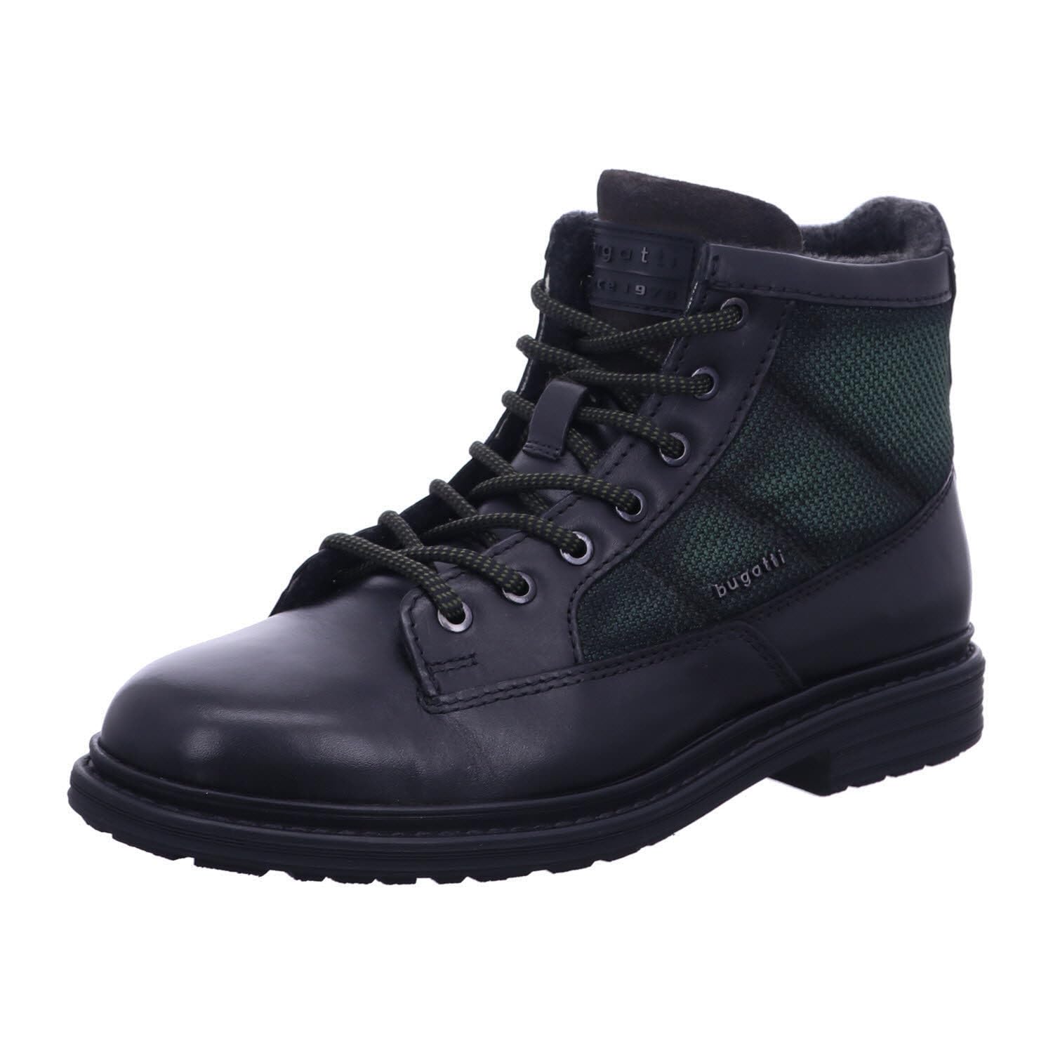 bugatti Men's 331-AOW30 Boots Cold Lining Black/Dark Green, 44 EU, Black Dark Green, 10 UK