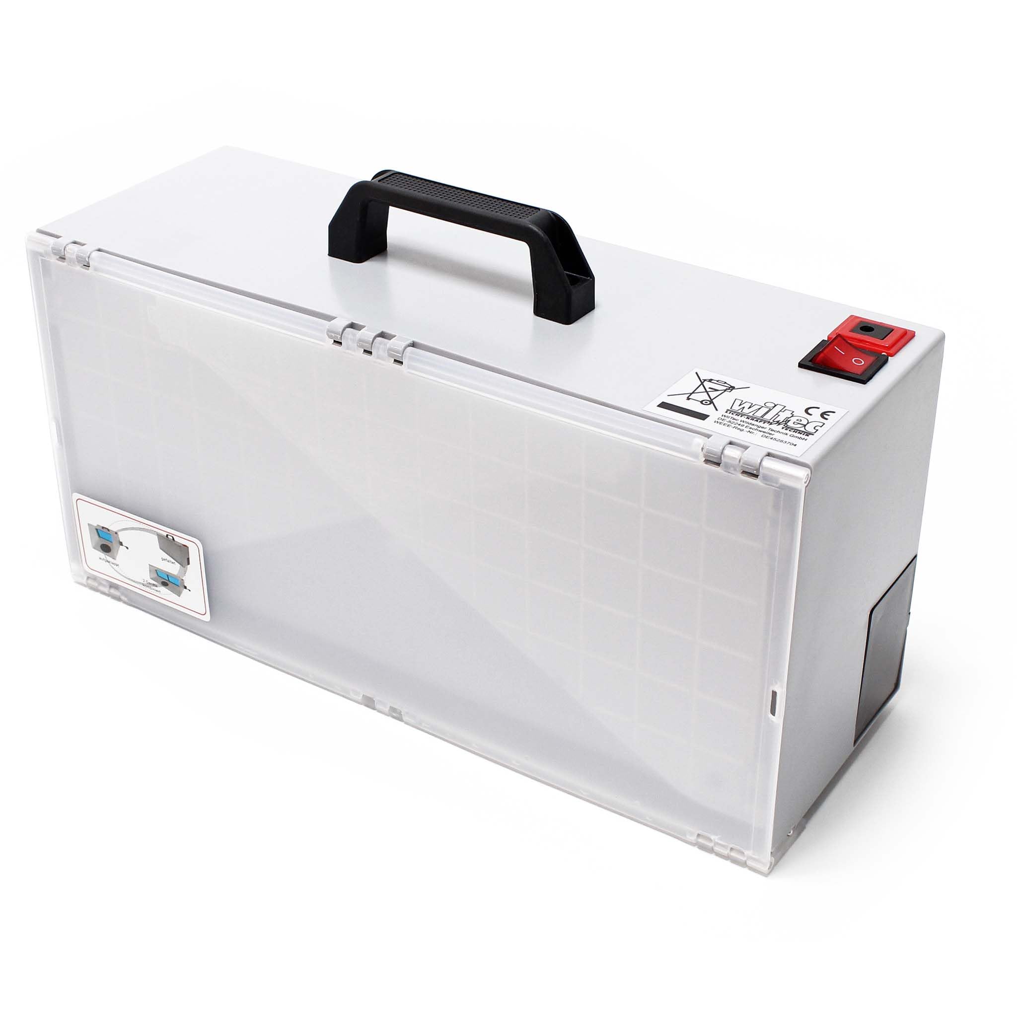 Wiltec Airbrush Absauganlage 3 m³/min 52 dB Filter erweiterbar Lackierkabine
