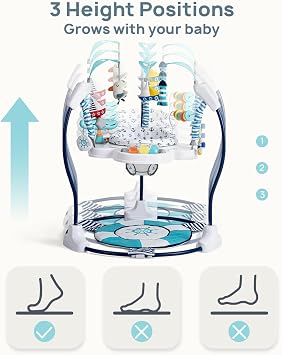 AskCat Baby Activity Center, Baby Jumpers and Bouncers with Music & Lights