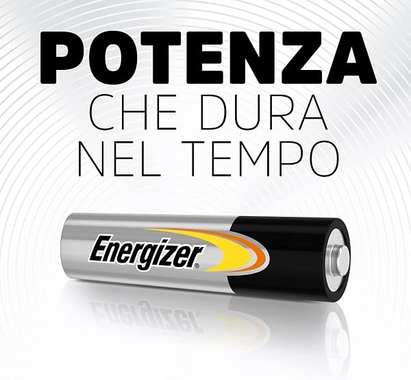 Energizer Alkaline Power - Pile AA (Confezione da 24) Batterie Alcaline 1,5V - potenza di lunga durata - 100% imballaggio riciclabile privo di plastica - 7 anni di conservazione [Esclusiva Amazon] - 2