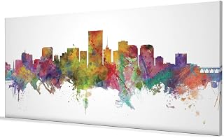 Richmond Virginia Skyline Box Canvas Print -1124