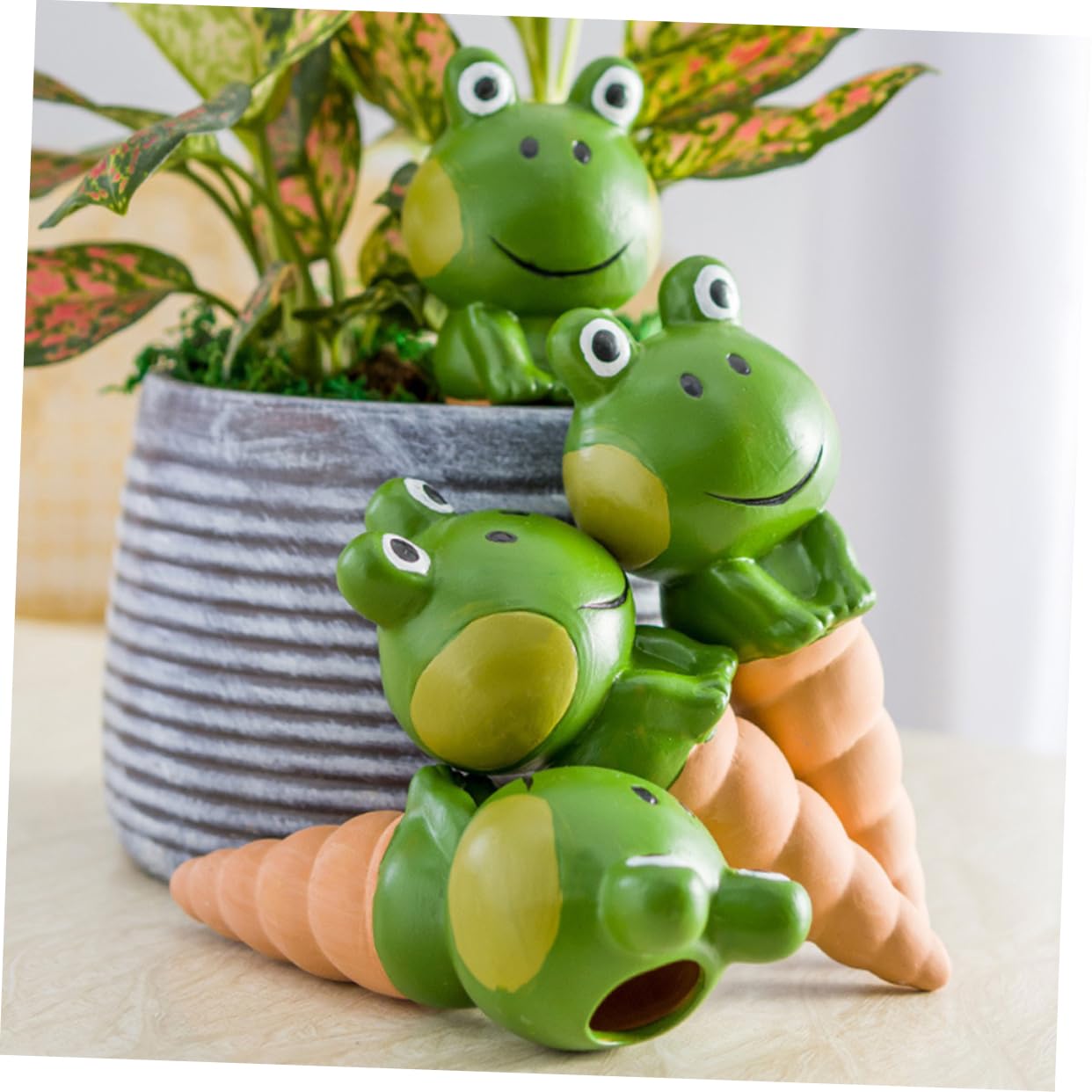 Milisten 4pièces Globes Arrosage pour Plantes Intérieur Arroseurs Automatiques à Picots Système Arrosage pour Plantes Pot