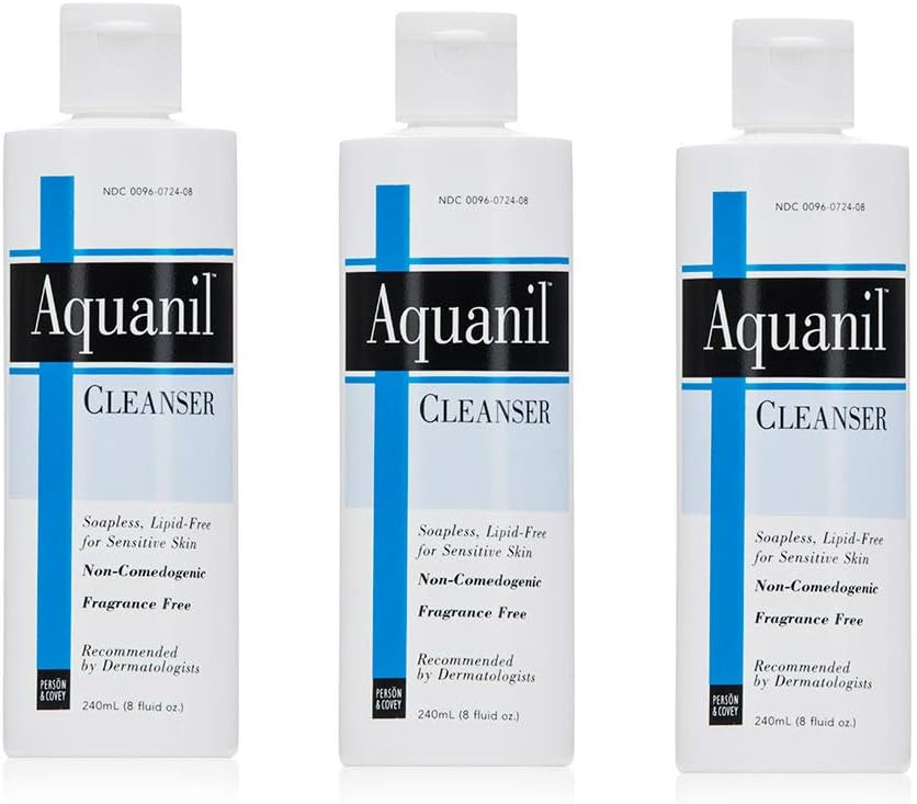 Skin Cleanser, Soapless Lipid-free Cleanser - 8 Fl Oz (Pack of 3)