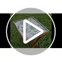 Image of Nutcase Designer Teak Wood Ludo Game Folding Side Table Bedside Coffee Outdoor Picnic Table - Ludo (Games Pieces Added)