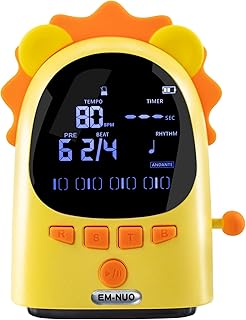 ENO MUSIC Easy Control Cute Cartoon Electric Metronome for Acoustic Guitar Violin Ukulele Players with Big Sound