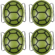 Toyvian 4pcs Halloween Turtle Shell Costume, Eva Turtle Shell Prop for Kids, Dark Green, 17. 32 X 13. 77 X 2. 75 Inch, Party Cosplay Dress Up