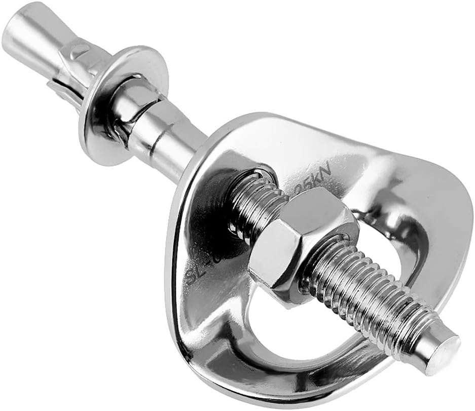 AOKWIT 25KN Anchor Hooks Set, Heavy Duty Climbing Anchor Hangers and Bolt Steel Expansion Bolt Piton Safe Rock Climbing Fixed Point Fixed Point (1 Pack) : Sports & Outdoors