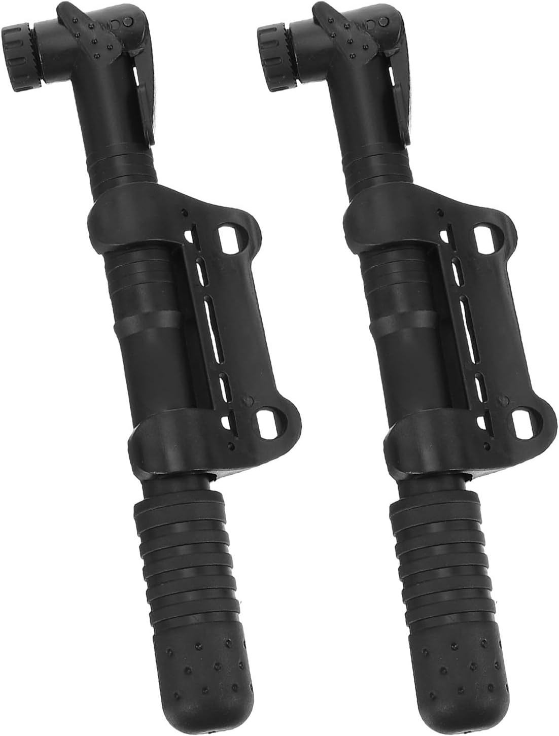 Holibanna Mini Bike Pump Lightweight Nylon and Abs Material Portable Hand Air Inflator 2pcs Compatible with Presta and Standard Valves for Bicycle Tires for Road and Mountain Bikes