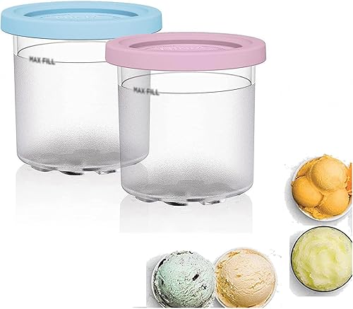 246 pintas de creami, para ninja creami deluxe pintas, 16 onzas Creami Deluxe sin BPA, aptas para lavavajillas para máquina de helados serie NC301