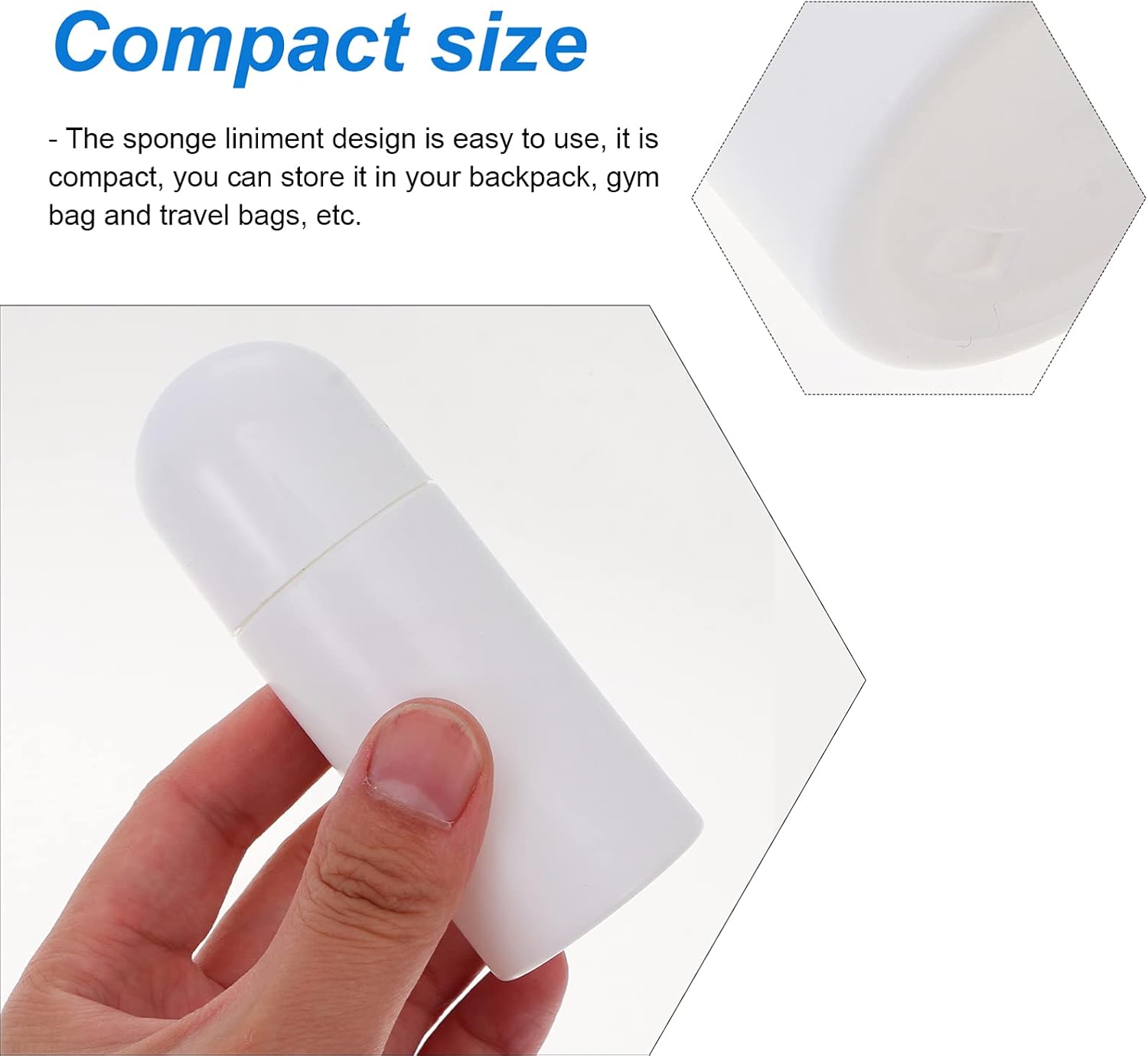 Lurrose Sponge Applicator Bottle: 8pcs Empty Liquid Applicator Bottles 50ml for Cosmetic Essential Oil Cosmetic Perfumes
