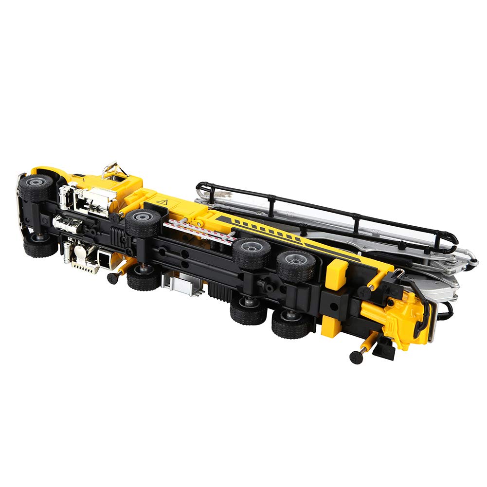 1/55 Stopniowy Betonowy Pompowy Pojazd Model z Rozsuwanymi