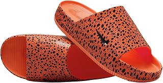 Calm Electric Men's Slides (HF1067-800, Total Orange/Total Orange/Dark Obsidian) Size 5