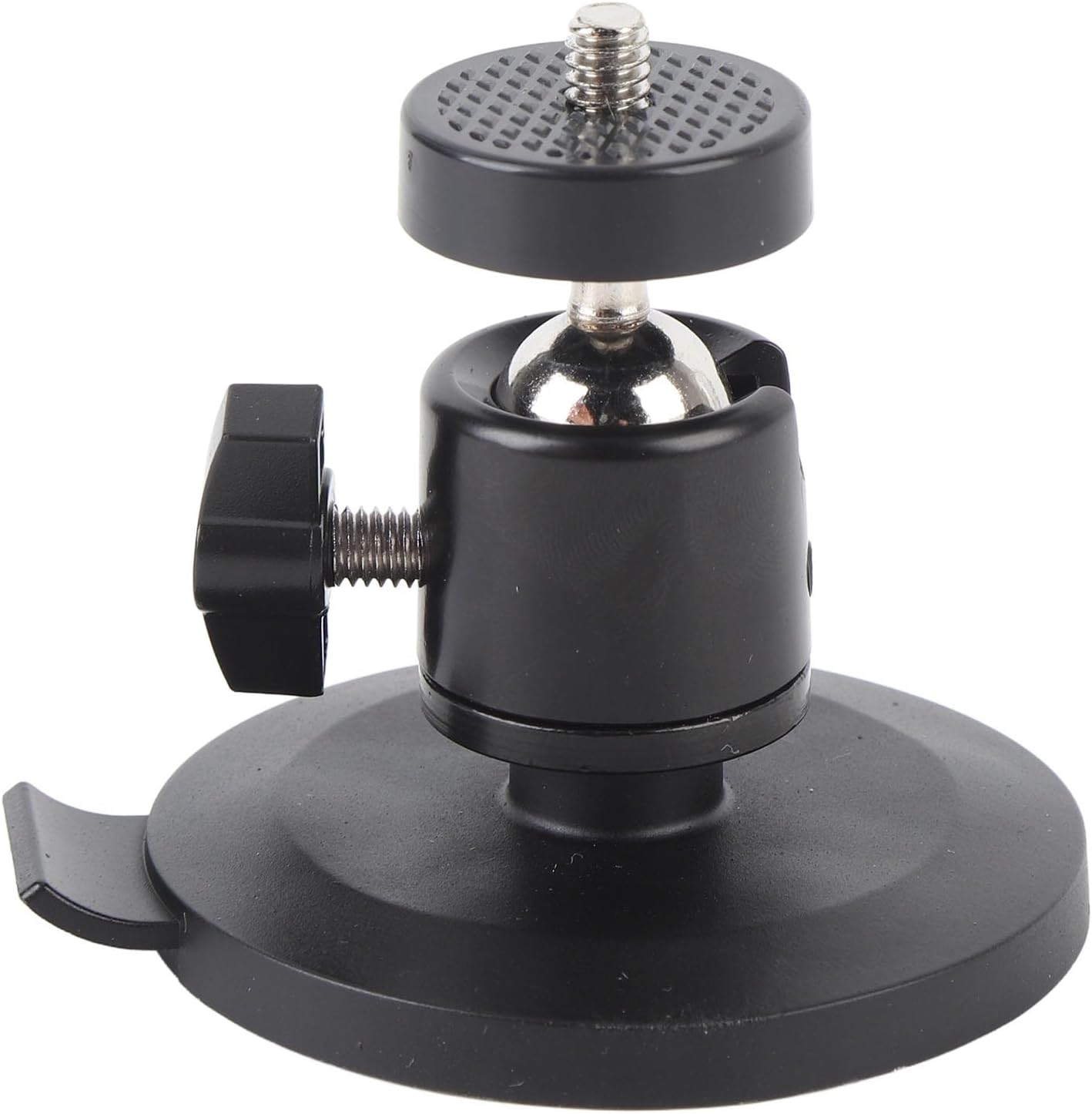 VBESTLIFE Magnetic Camera Mounting Base with Mini Ball Head, Super Strong Rubber Coating Magnet with 1/4in Thread for Mobile Camera, Security Camera