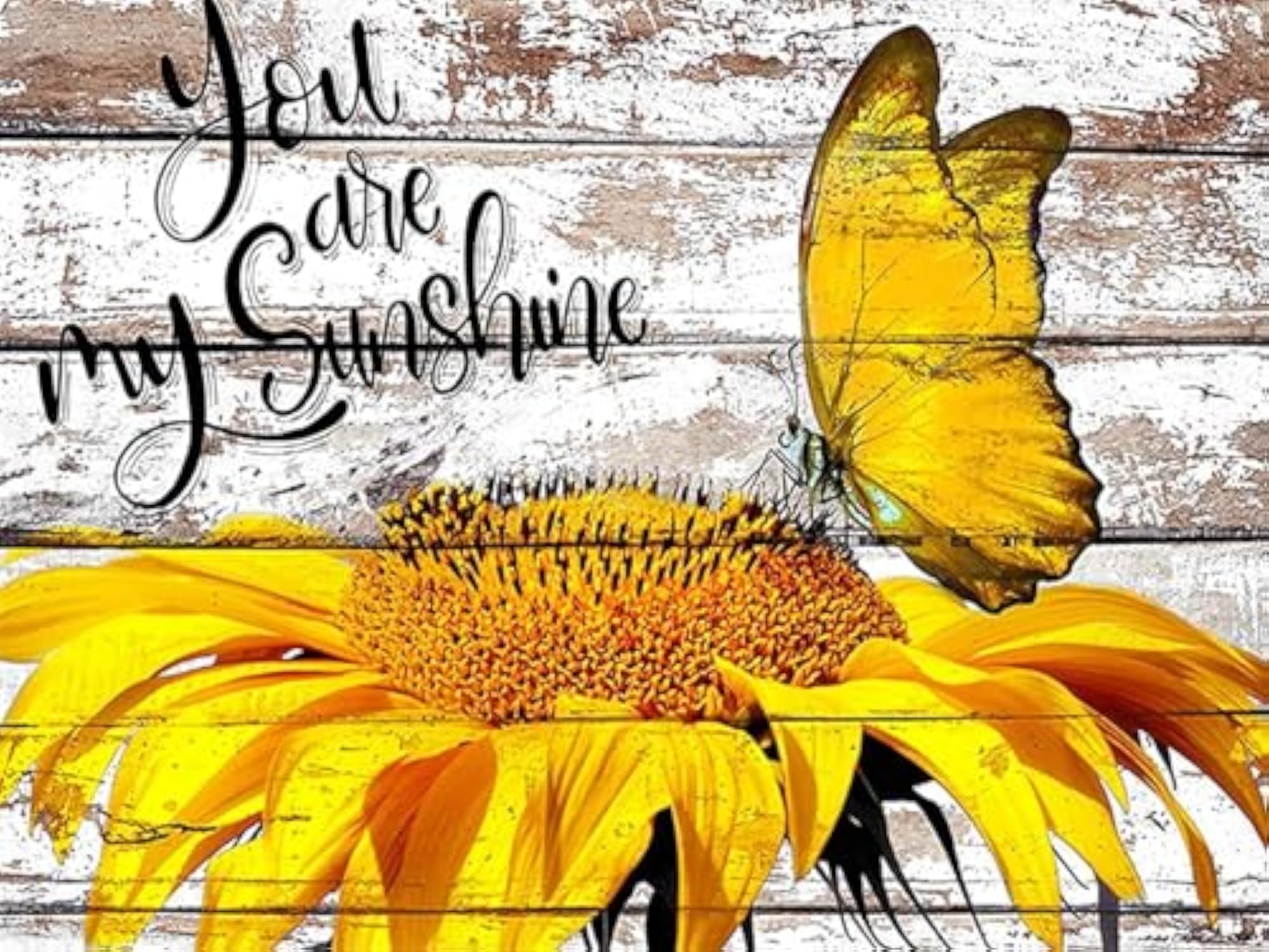 DIY 5D Diamond Painting Kit, Sunflower Wall Decor