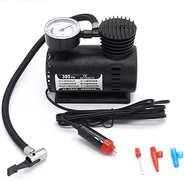 DC 12V Air Compressor Electric Pump Vehicle Air Pump 300 PSI Tire Inflator Pump Car Parts