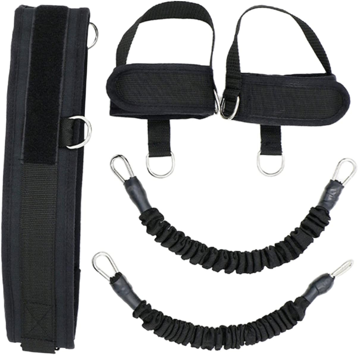 1Set Training Ankle Bands Fitness Straps for Home Gym Daily Use Resistance Exercise for Glute Activation Leg Strength Portable Ankle Straps