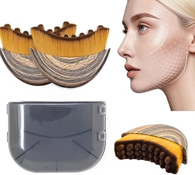2 Pack Upgrade Lymphatic Contour Face Brush,Massager for Face & Neck