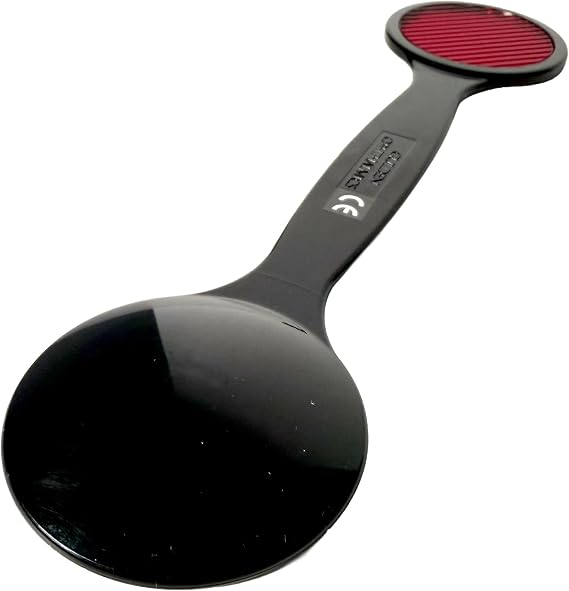 Occluder مركب ، أسود Occluder / Red Maddox Rod Occluder ، شبه شفاف أحمر صلب بلاستيك