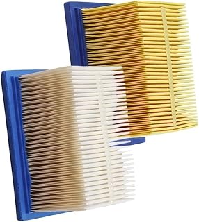 1/2 pieza de filtro aire for motocicleta, color amarillo y blanco, compatible con F650GS Darkar 652 F650 GS ABS G650GS Sertao 650, accesorio for(Yellow and White)