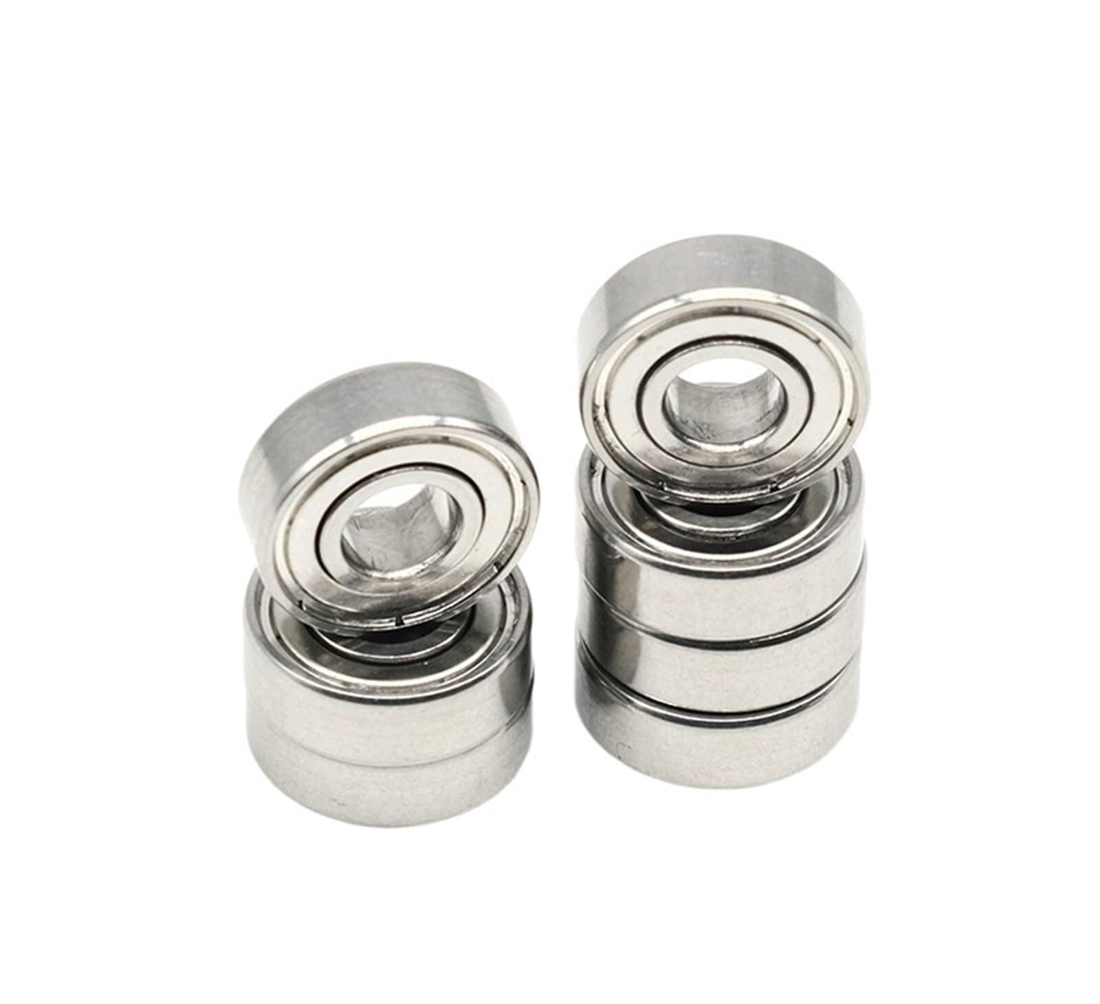Bimetalowa uszczelka tarcza mikro łożysko zwykłe 10 szt. S625ZZ 5x16x5mm ABEC-7 kulkowe ze stali nierdzewnej