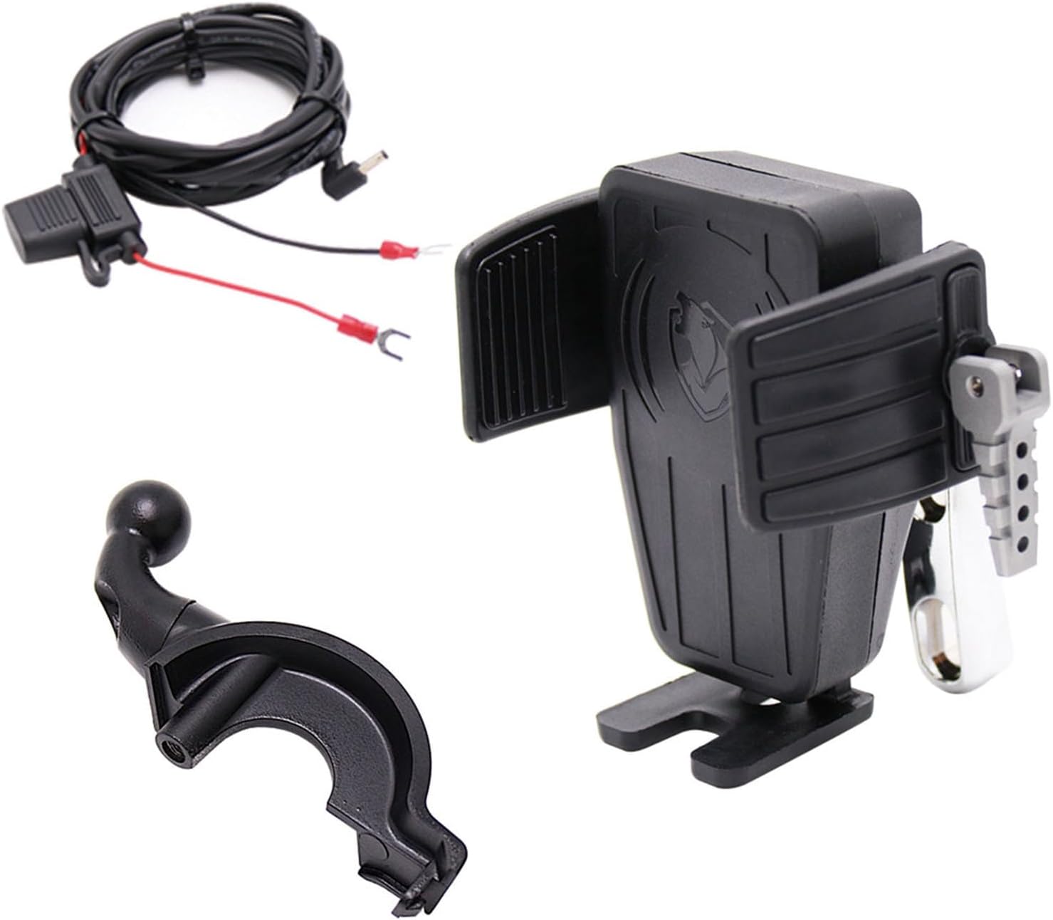 Motorcycle GPS Mobile Phone Wireless Charging Navigation Bracket for Honda Gold Wing GL 1800 F6B GL1800 DCT 2018 2019 2020 2021 Motorcycle Phone Holder Perch Mount Navigational Accessories