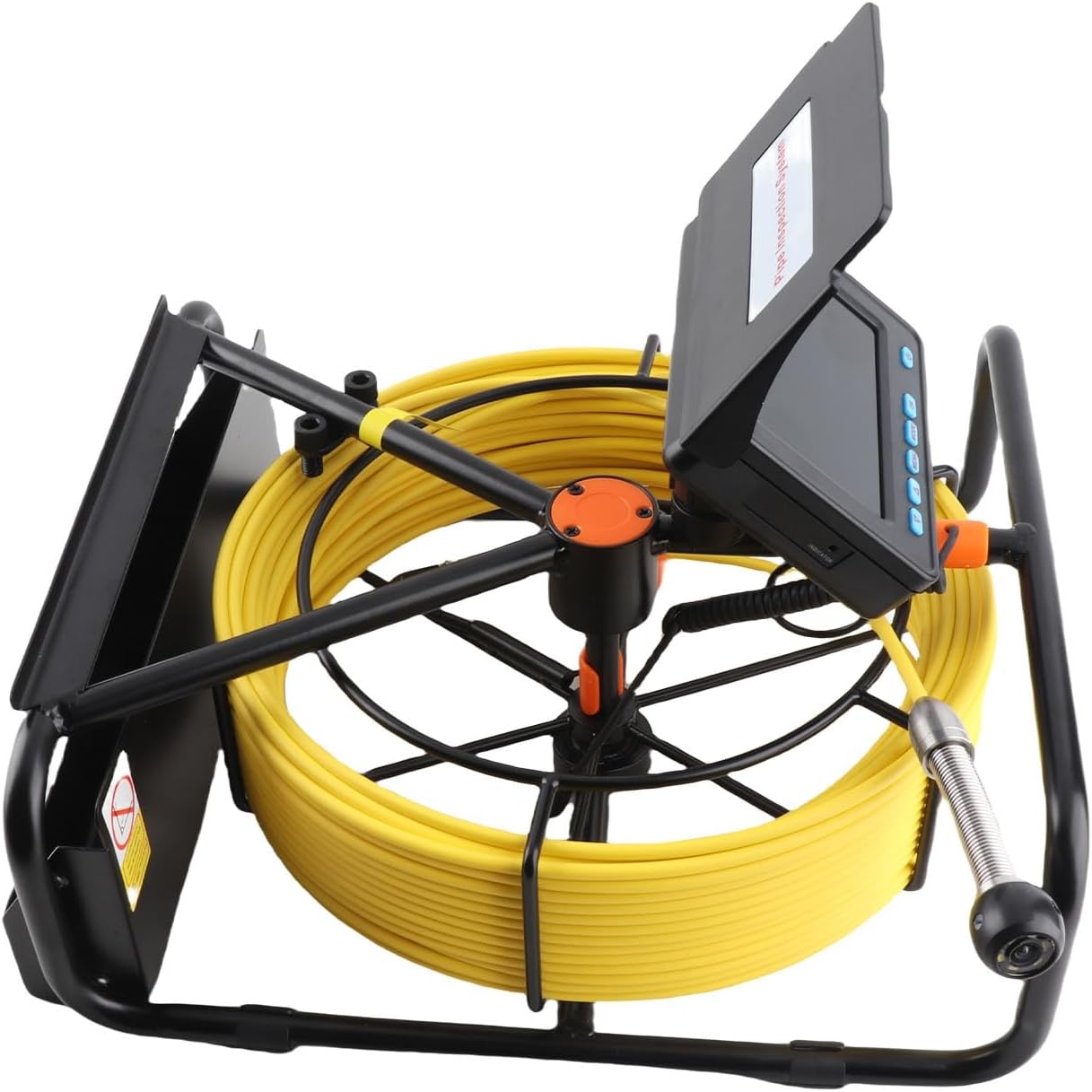 Pipe Inspection Camera 43 Inches with IP68 Rating for Plumbing Sewer and Drain Checks Compatible with 18mm to 27mm Pipes Adjustable LED Lights and HD Display
