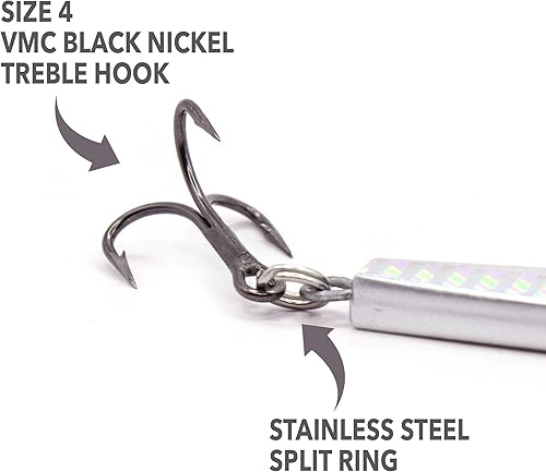 Miniatura 4 de Stick Jig - Paquete de 2 Clarkspoon Bonito Albies salmonete de pescado azul y más