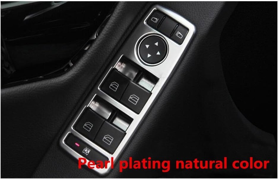 Interior Door Window Switch Chrome Cover Trim fits Tesla Model S 2012-2016