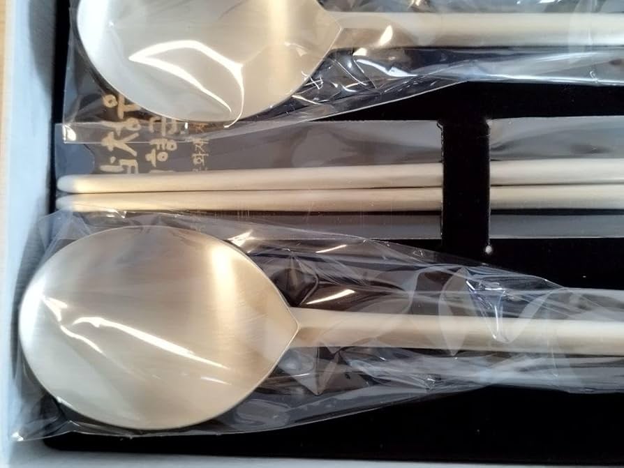 Amazon.co.jp: 韓国カトラリーセット Napcheong-Yugi スプーン箸セット