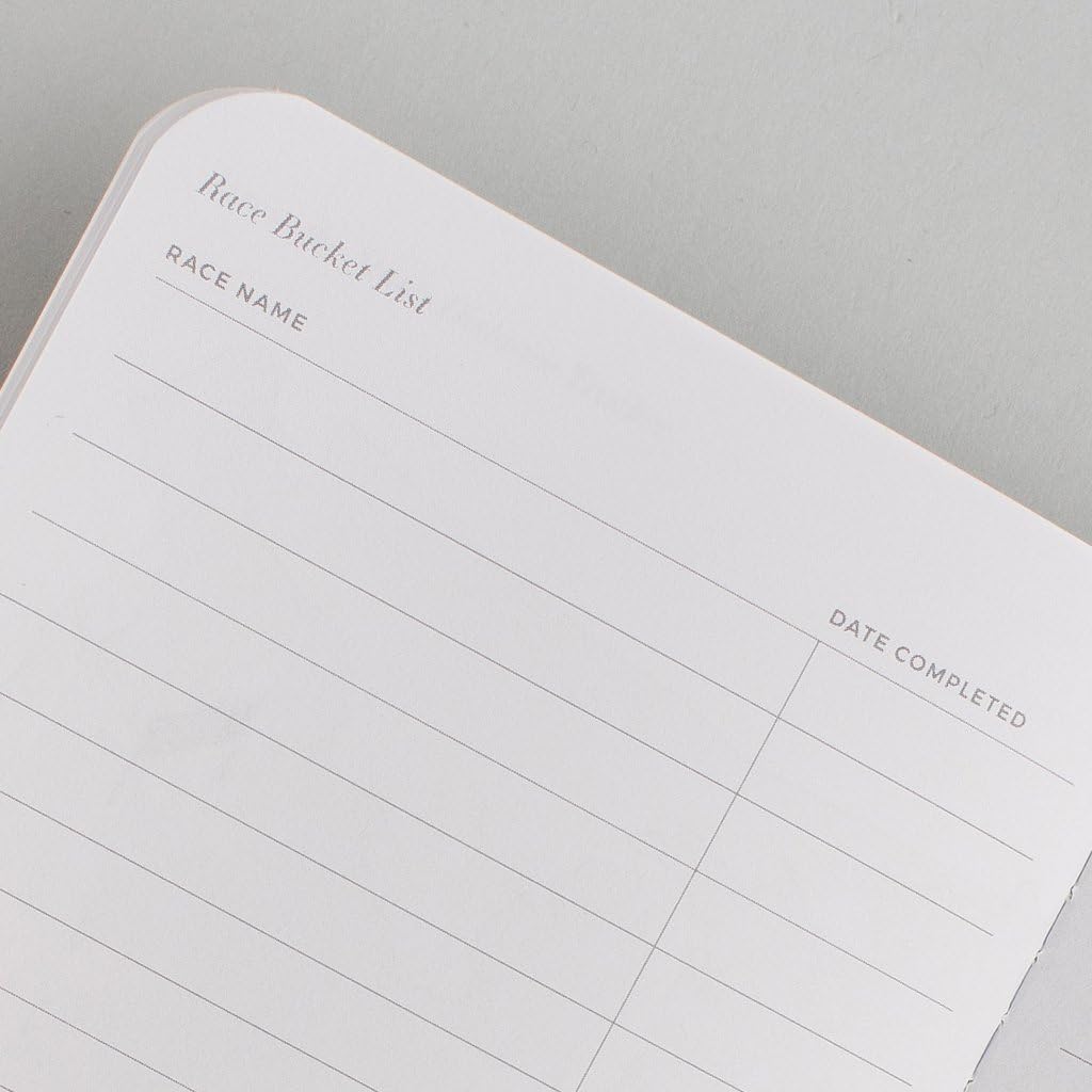 Letterfolk Running Race Passport Journal — Pocket-sized Marathon Book (3.5" W x 5.5")