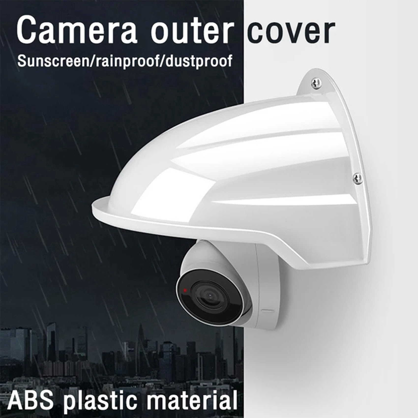 3X Housse de Protection Bouclier Mural ÉTanche à la Pluie Housse de Protection pour CaméRa ExtéRieure BoîTe de Protection pour CaméRa de SéCurité Housse ExtéRieure-B