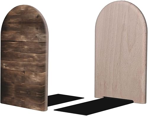 Miniatura 2 de Estantes rústicos de madera de granero antiguo, tapón decorativo y pesado, ideal para guardar accesorios de libros en la oficina en casa