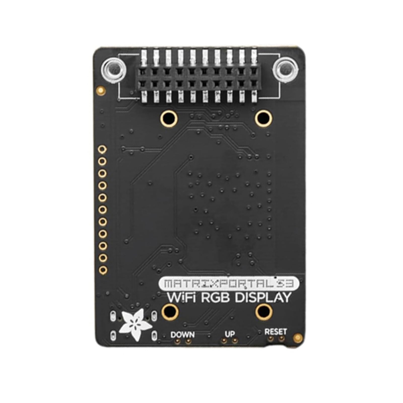 Portales de Matrices LED ESP32S3 Negros estándar