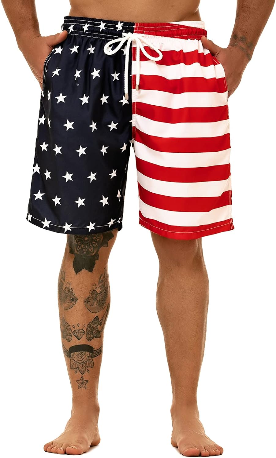 KAILUA SURF Big and Tall Mens Swim Trunks, 9" Mens Designer Bathing Suit Boardshorts - Image 2