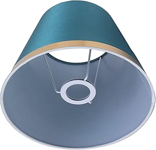 Lamp Shade European Style Modern Lampshade Clip on Installation Good Light Transmission Iron Fabric PVC Material (PX127 grün)