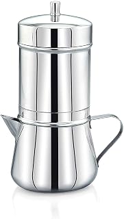 NOHUNT Stainless Steel Premium Filter Coffee Maker With Handle, Mocha Coffee Pot | Authentic South Indian Filter Coffee Ma... Price In India