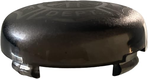 Miniatura 5 de Kustom Cycle Parts Firefighter Cross Smoked Bullet BrakeTurn Blinker - Cubiertas para lentes de luz de señal compatibles con Harley Davidson Street