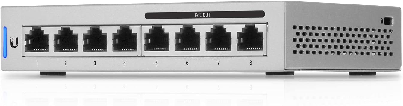 Ubiquiti UniFi Switch 8 60W (US-8-60W),White