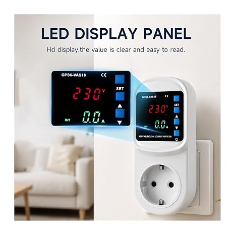 Adjustable Voltage Current Protective Socket 220V 16A