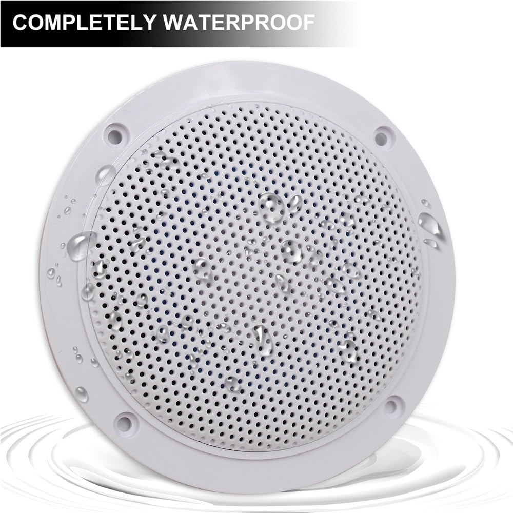 Altoparlante Musicale Per ATV UTV SPA Motoscafo Altoparlante | Altoparlanti Marini Da 4 Pollici 160W Per ATV UTV SPA Motoscafo Altoparlante Musicale Per Interni All'aperto
