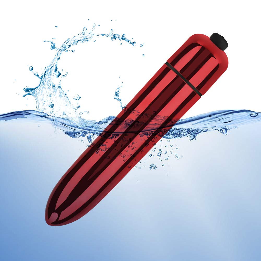 NOPNOG 9,1 cm langer Bullet Vibrator fr Weibliche Masturbation, G-Punkt-  und Klitorisstimulator, Batteriebetrieben, Einzelne Vibrationsfrequenz,   1,8 cm (Rosenrot) : Amazon.de: Drogerie & Krperpflege