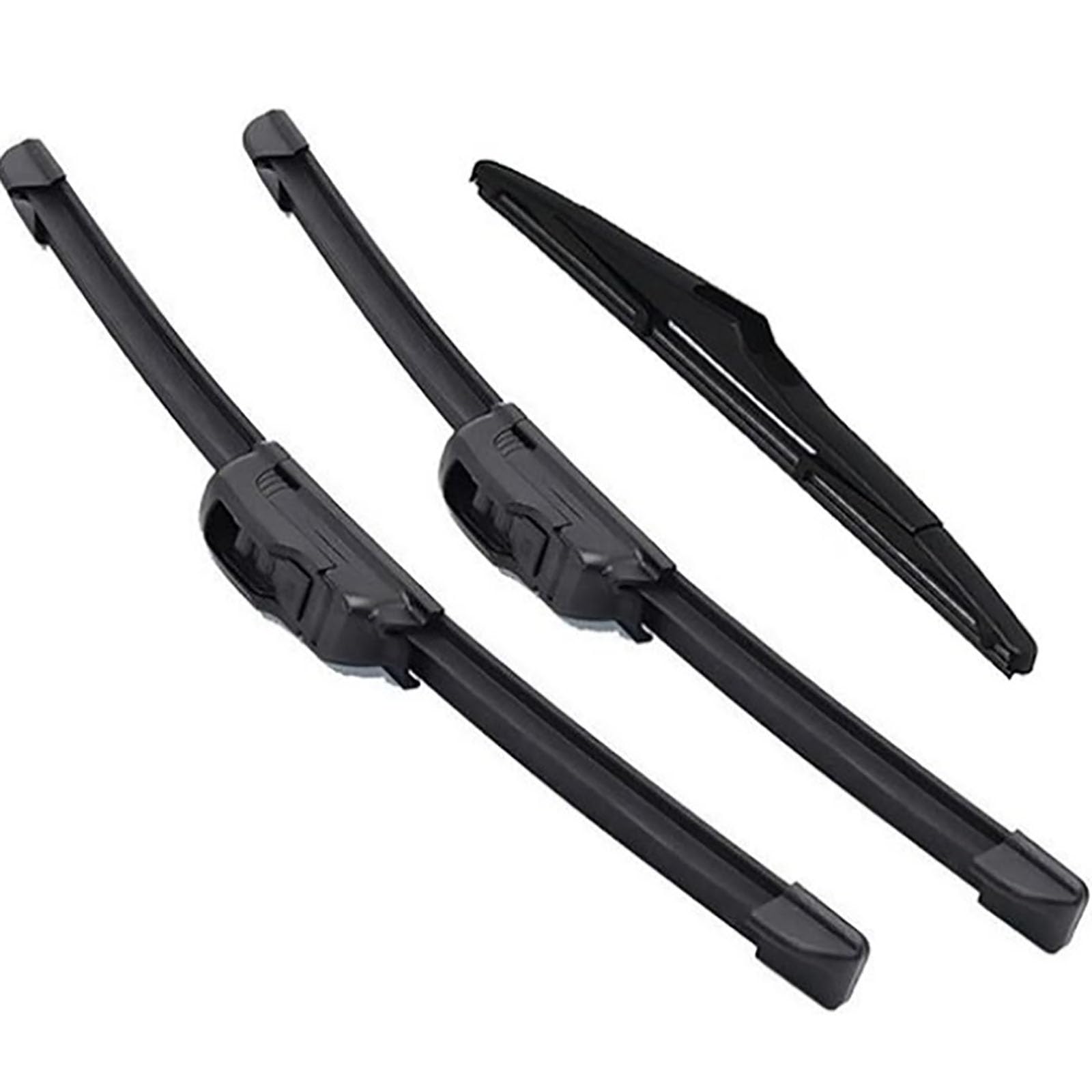 Balais d'essuie-glace de rechange haute résistance pour Jeep Wrangler 2007-2015, 3 pièces